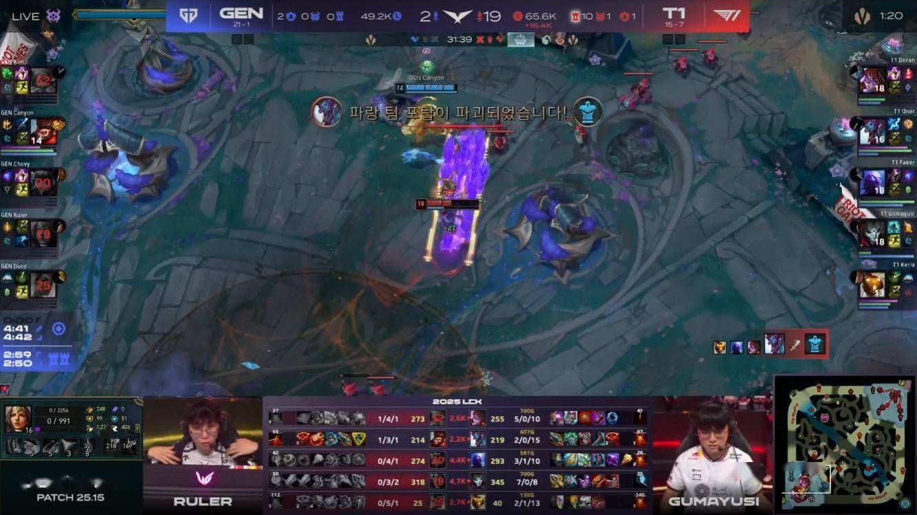 GEN翻盘C9，Keria打出惊人五杀淘汰赛2:0（巴黎）