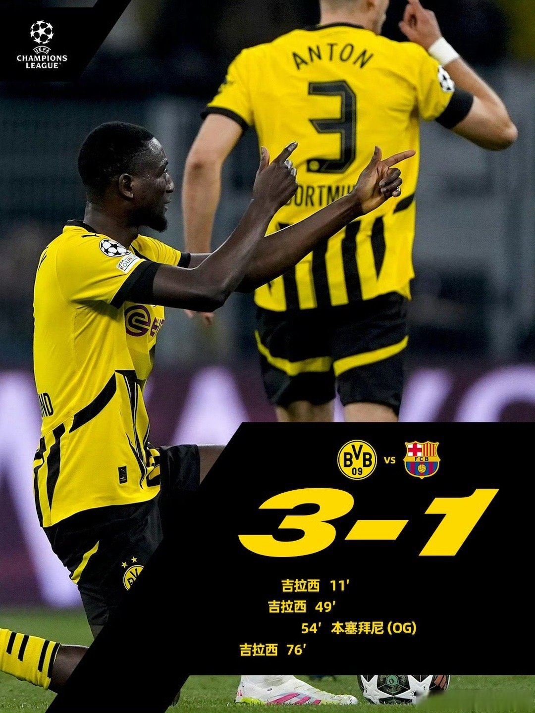 葡萄牙险胜多特蒙德，穆勒绝境逆转的简单介绍